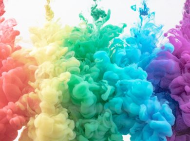 Photo Colorful powder